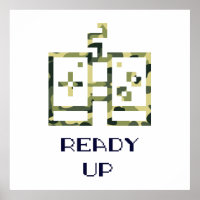 Camouflage Video Game Controller Ready Up Gamer