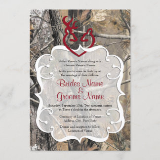 Camouflage Wedding Invitation