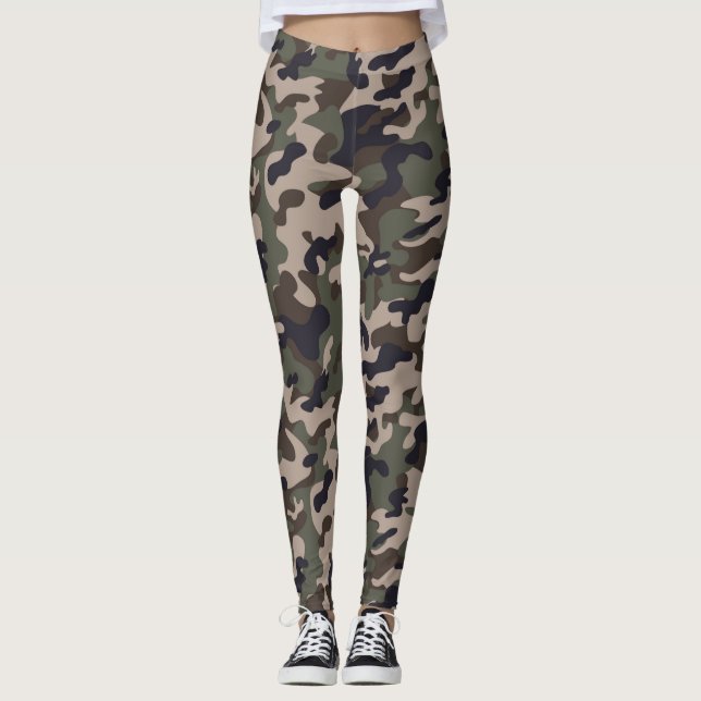 Camouflage Women's Leggings (Front)
