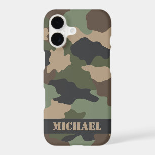 Camouflage Woodland Camo Military Khaki Tan Black
