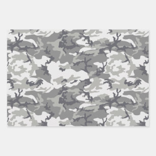Camouflage wrapping paper, Urban Camouflage Wrap Wrapping Paper Sheet
