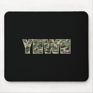Camouflage Yhwh Yahweh Christian Camo Hunting  Mouse Pad