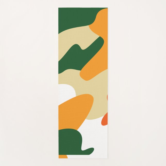 camouflage yoga mat (Front)