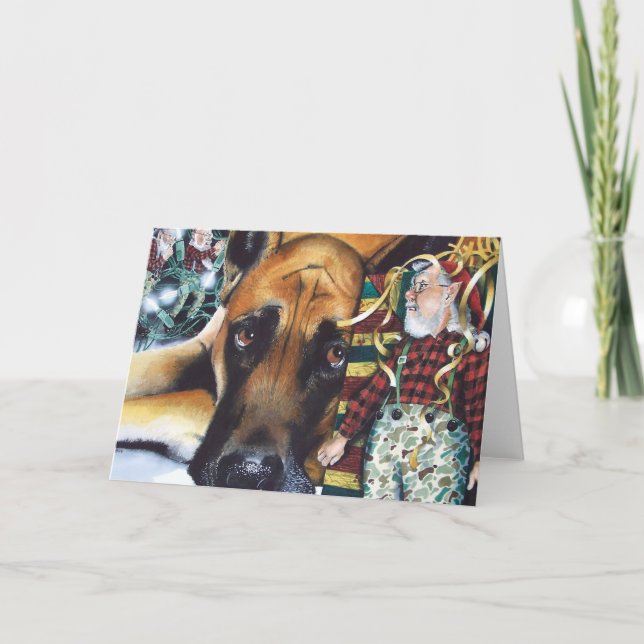 Camouflaged Holiday Card (Front)