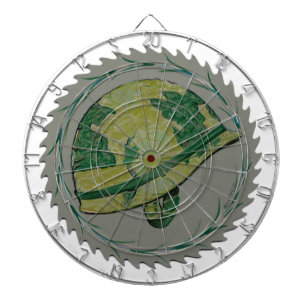 Camouflaged Military Helmet Dartboard