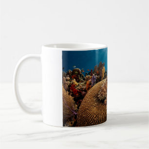 Camouflaged Octopus and Coral Coffee Mug