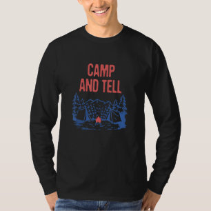 Camp And Tell Camping Friends Camper Buddy Couples T-Shirt