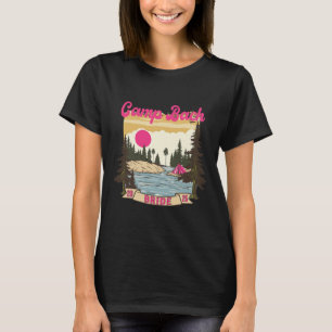 Camp Bach Bride Bridesmaid Retro Camping Bachelore T-Shirt
