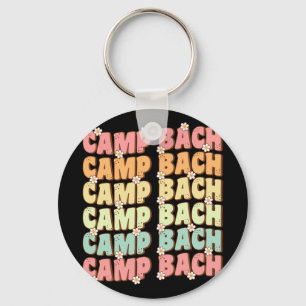 Camp Bach Groovy Bride Squad Camping Bachelorette Key Ring