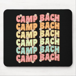 Camp Bach Groovy Bride Squad Camping Bachelorette Mouse Pad