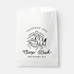 Camp Bachelorette Custom Recovery Kit Favour Bag