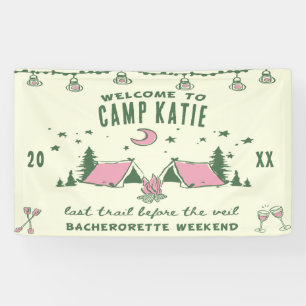 Camp Bachelorette Party Banner