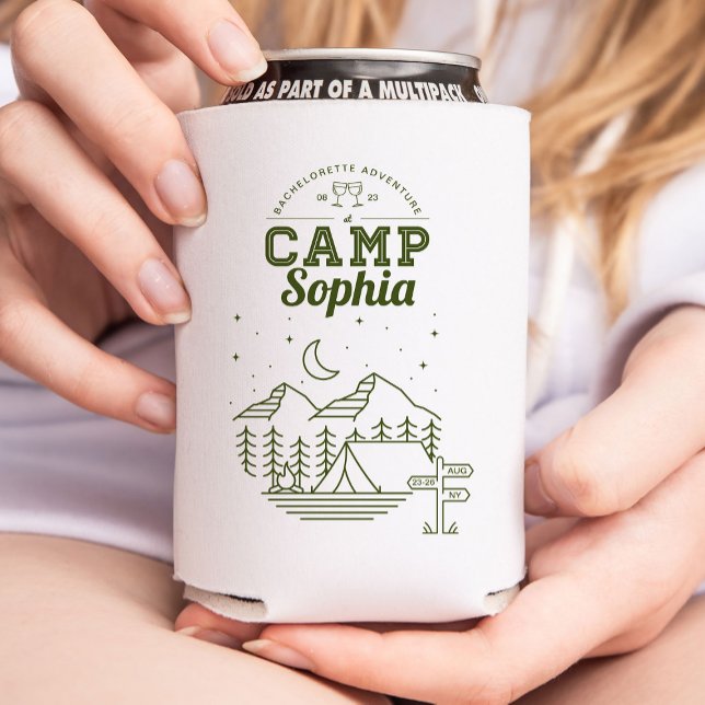 Camp Bachelorette Party Can Coolers (Creator Uploaded)