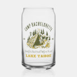 Camp Bachelorette Party Girls Camping Trip Custom Can Glass<br><div class="desc">Experience Adventure with Camp Bachelorette Party Custom Gifts! Gear up for an unforgettable bachelorette party that blends outdoor excitement with personalised style. This custom merchandise is the perfect addition to your camp-themed celebration, adding a touch of elegance and individuality to your bach trip. Elevate your camping experience with this custom...</div>