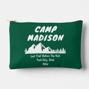 Camp Bachelorette Party Mountain Bach Gift for Her Accessory Pouch