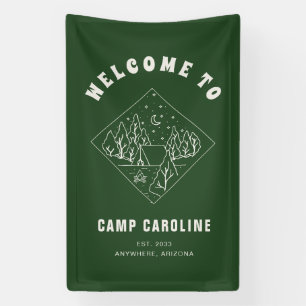Camp Bachelorette Party Welcome Banner