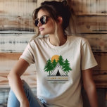 Camp Bachelorette Personalised Shirt<br><div class="desc">Whether you're roasting marshmallows,  hiking trails,  or just chilling around the campfire,  this shirt will keep the party spirit alive and remind you of the fun and friendship shared on this special occasion.</div>