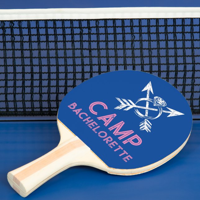 Camp Bachelorette Ping Pong Paddle (Insitu)