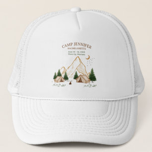 Camp Bachelorette Weekend Adventure Trucker Hat
