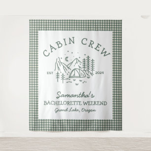 Camp Bachelorette weekend Mountains Tapestry