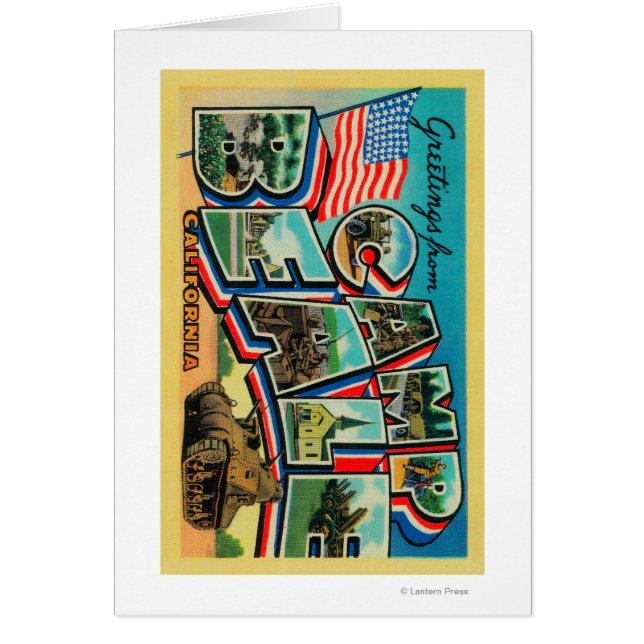 Camp Beale, California - Large Letter Scenes (Front)