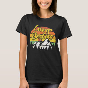Camp Besties Outdoor Sunset Best Friend Matching C T-Shirt