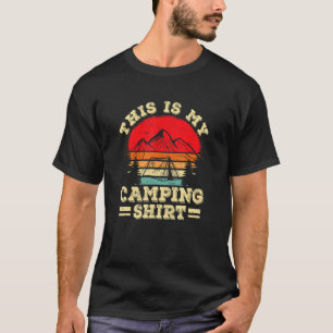 Camp Camper Retro Camping Tent This Is My Camping T-Shirt