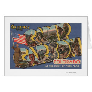 Camp Carson, Colorado - Pikes Peak