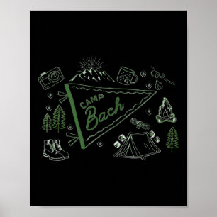 Camp Ch Adventure Camping Chelorette Party Theme  Poster