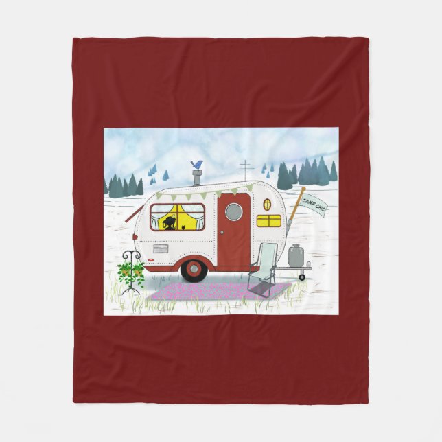 Camp Chic Fleece Blanket (Front)