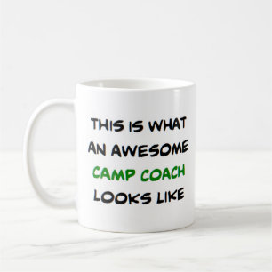 camp coach, awesome coffee mug