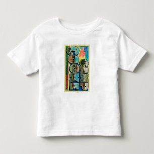 Camp Cooke, California - Large Letter Scenes Toddler T-Shirt