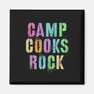 Camp Cooks Rocks Funny Campground Chef Crew Campsi Magnet
