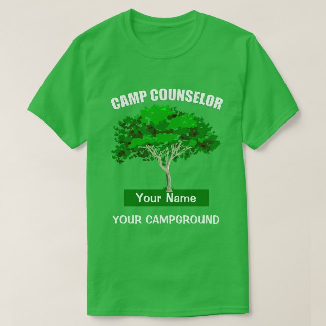 Camp Counsellor Campground T-shirt (Design Front)