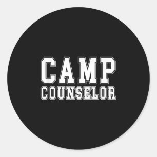 Camp Counsellor  Classic Round Sticker