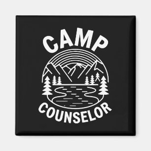 Camp Counsellor Shirt Camper Summer Camping Staff Magnet