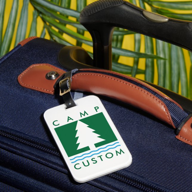 Camp Custom Luggage Tag (Front Insitu 1)