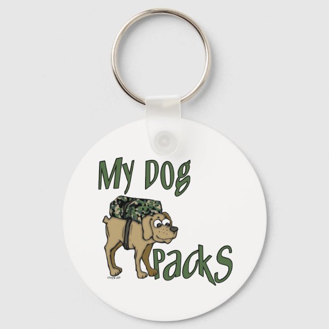 Camp Dog Key Ring (Front)