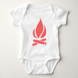 Camp Fire Baby Bodysuit