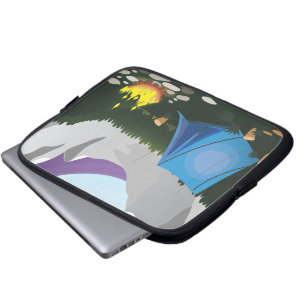 Camp fire laptop sleeve