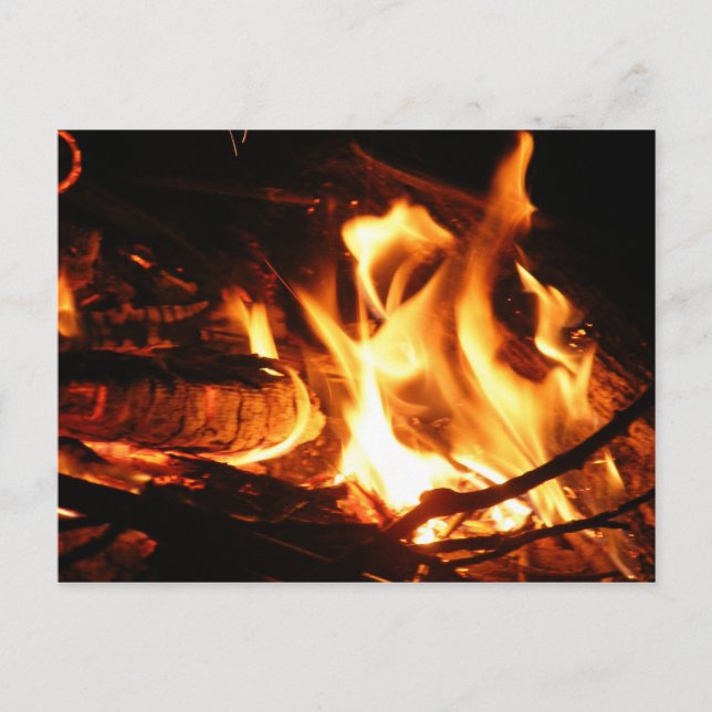 Camp Fire Postcard (Front)
