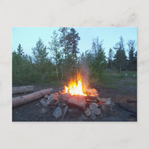 Camp Fire Postcard