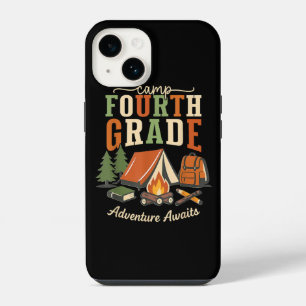 Camp Fourth Grade Adventure Awaits 4th Grade iPhone 14 Case
