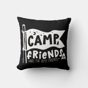 Camp Friends Are The Best Friends Cushion