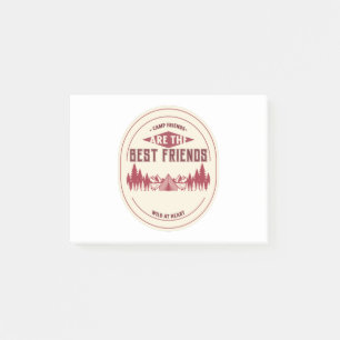 Camp Friends Are The Best Friends Post-it Notes