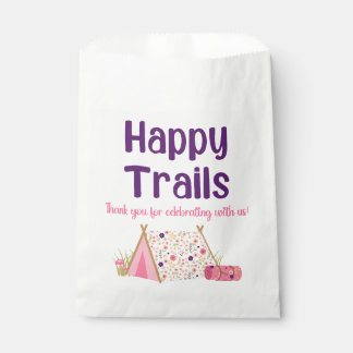 Camp Girl Happy Trails Favour Bags