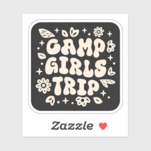 Camp girls trip retro groovy aesthetic