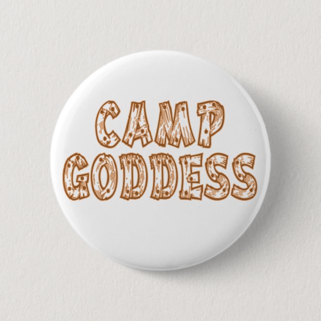 Camp Goddess 6 Cm Round Badge (Front)
