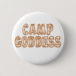 Camp Goddess 6 Cm Round Badge