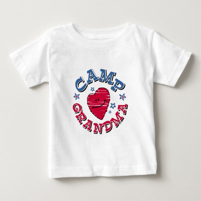 Camp Grandma Baby T-Shirt (Front)